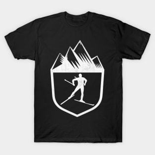 Awesome Cross-Country Skiing Gift T-Shirt